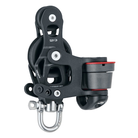 Harken 45mm Single Aluminum Element Fiddle Block w/Swivel & 150 Cam Cl 6235